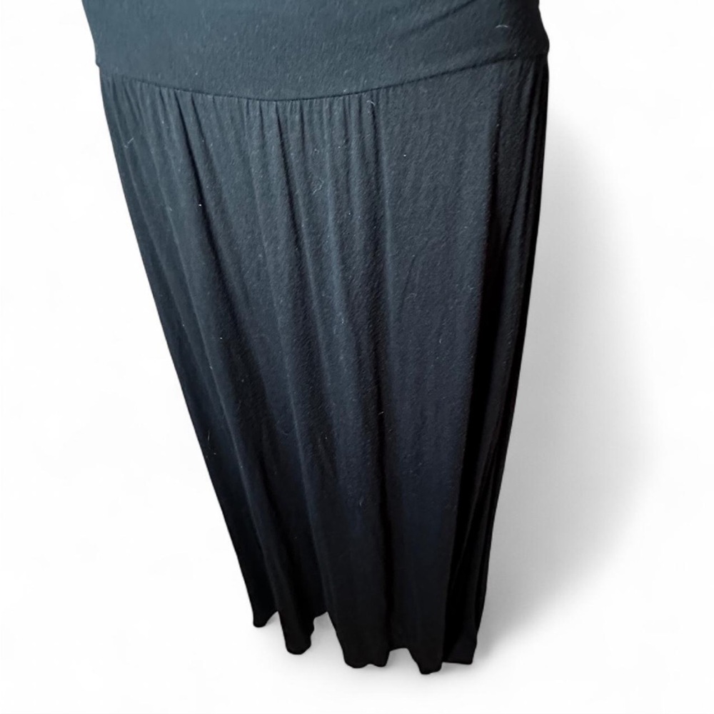 Popular Basics Black Maxi Skirt Large Soft Stretchy Flowy